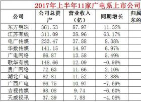 多元融合转型成标签 广电系上市公司期中成绩单