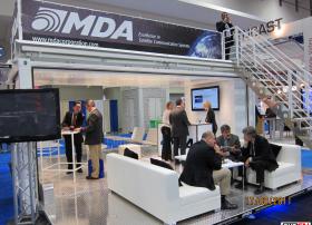 Satellite2011:MDA的展位